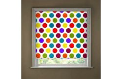 Multi Spots 2ft Blackout Roller Blind.